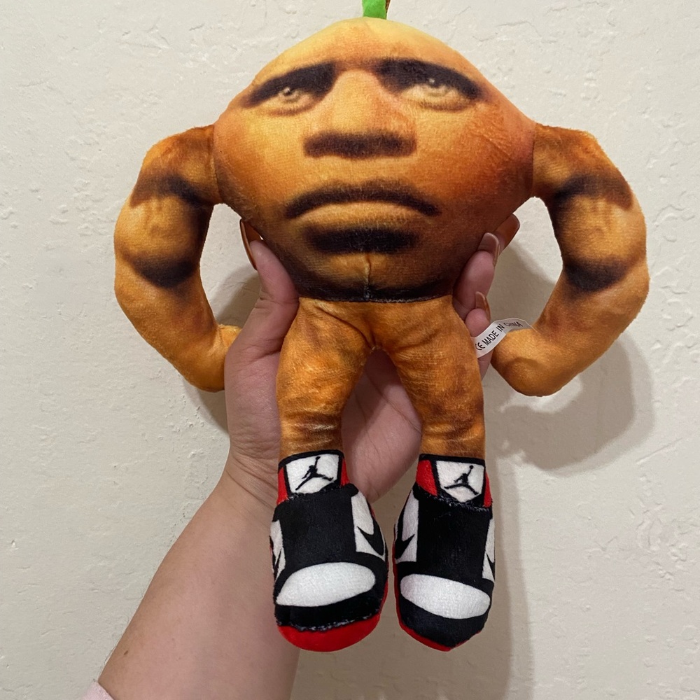 Roblox Style Meme Plush Doll w/ Sound Button | Funny Muscle Plush | New